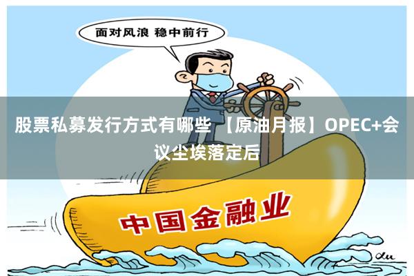 股票私募发行方式有哪些 【原油月报】OPEC+会议尘埃落定后